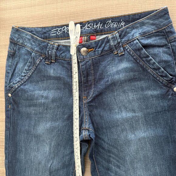 Esprit - Wide Leg Dark Wash Jeans - Size 32 - Picture 11 of 15